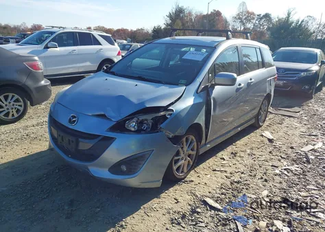 2012 Mazda Mazda5 Grand Touring from USA, damaged, VIN JM1CW2DL5C0100577
